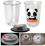 300cc 400cc 500cc 600cc Pet Plastic Mug