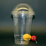 Customized Disposable Plastic Pet Cup with Lid