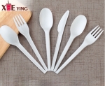 Compostable eco friendly biodegradable PLA plastic cutlery