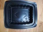 Space-Saving Clip Lock Plastic Food Container