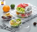 Free charge sample Clear Plastic Salad Box