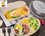 Disposable Straw Pulp Fast Food Container